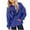 Dark Blue, variant on Piuwrlz Long Sleeve Hoodies for Kids Girls Boys Hood Sweatshirts Pocket Round Neck Hoodie Gray Size 9 Years