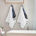 thumbnail image 3 of USA Flag Pug Hand Towels 2 PCS, Dog American Car Kitchen Towel Ultra Soft and Highly Absorbent,Decorative Fingertip Face Towel for Bathroom Hotel, 28.3"x14.4", 3 of 4