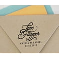 thumbnail image 4 of Printtoo Personalized&nbsp;Black Self Inking Wedding Favor Love Forever Heavy Duty Stamp Custom&nbsp;Rubber&nbsp;Stamper-45 mm, 4 of 6