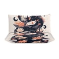 thumbnail image 3 of 3 Pcs Soft Bedding Set, Includes 1 Duvet Cover with Zipper And 2 Pillow,Shams Flower Entwined Snake Full(79"×90"), 3 of 8
