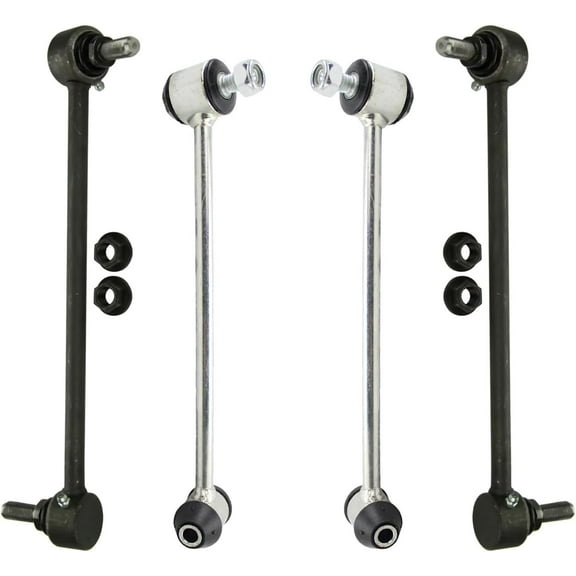 Detroit Axle - 4pc Sway Bars for Mercedes-Benz C250 C350 C300 E350 E400 GLK350 C230 GLK250, Front Rear Stabilizer Sway Bar End Links Replacement