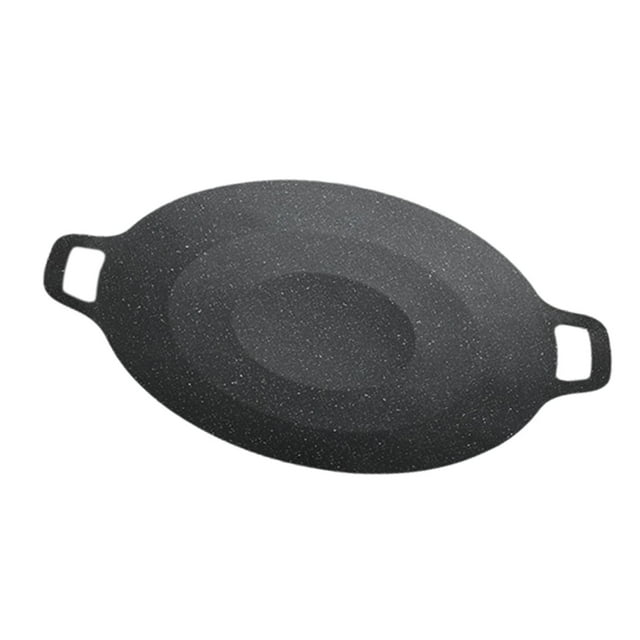 veasfak BBQ Grill Pan Cooking Pan Nonstick Griddle Grill Pan for Travel Kitchen Home
