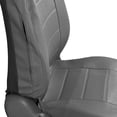 thumbnail image 3 of Motor Trend HighBack Faux Leather Car Seat Covers for Front Seats, Gray - Universal Fit for Car Truck Van SUV, 3 of 7