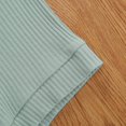 thumbnail image 4 of MesaSe Baby Short Sleeve Ribbed Knit O Neck Romper  Drawstring Short Pants, 4 of 10