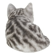 Hi-Line Gift Ltd. Grey Tabby Kitten Sleeping