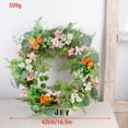 thumbnail image 3 of Spring Wreath for Front Door, Colorful Floral Wreath for All-Season, Artificial Spring Summer Door Hanger for Outdoor/Indoor Use, Hassle-Free Front Door Decor, 3 of 5