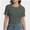 Olive Green, variant on Fall Clothes Womens Crewneck Ribbed Long Sleeve Shirts Slim Fitted Tee Casual Basic Tshirt Top