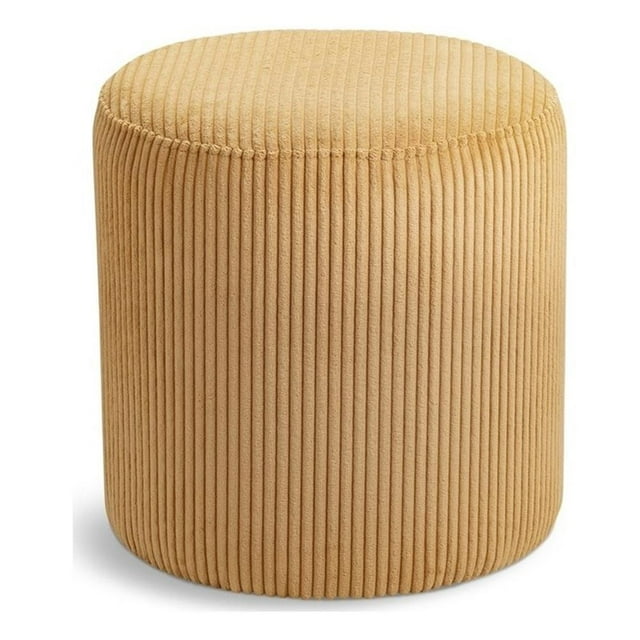 Meridian Furniture Ottomane/tabouret Jaune Roy