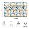 thumbnail image 3 of Colorful Dinosaurs Cacti Roar Pattern Bathroom Rugs Mat,Non Slip Microfiber Bathroom Rug,Rubber Backing,Soft Bathroom Mats for Bathroom Floor,Tub and Shower,17x27in(43x68cm), 3 of 5