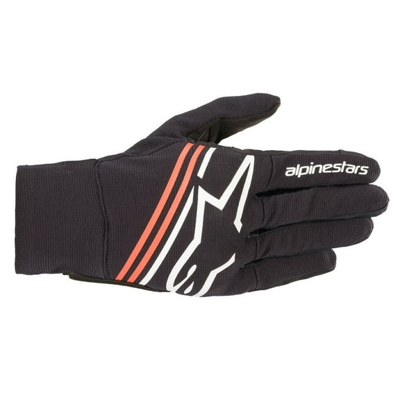 ALPINESTARS Reef Gloves - Black/White/Fluo Red - Small 3569020-1231-S