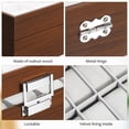 thumbnail image 2 of MOVTOTOP Watch Holder 1Pack Vintage Style Glass Top for Display and Protection from Dust, 2 of 8