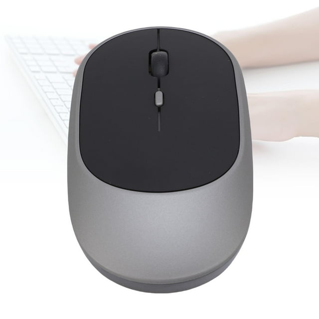 2.4g Mouse Inalámbrico, Modo Dual Bluetooth, Mouse De Computadora Portátil Recargable Ergonómico Y Silencioso Con Receptor Para OS X Portátil