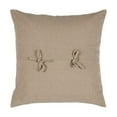 thumbnail image 2 of VHC Brands Sawyer Mill 18x18" Square Accent Throw Pillow, Pig, Charcoal, 2 of 6