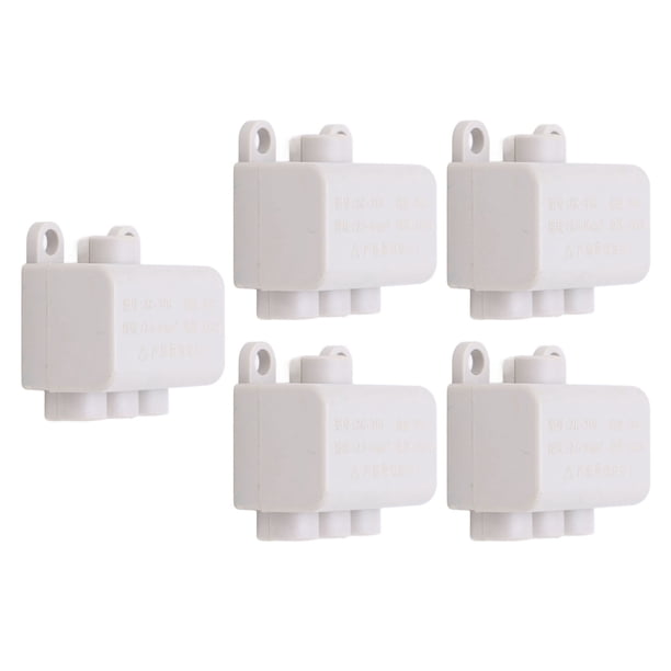 CAJA DE CONECTOR DE UNIÓN EN LÍNEA, Conector de Alambre Rápido 1 EN 2 OUT DOBLE Torny Fixing 1000V Brass Professional Flame Retardante Para La Lámpara de Techo para Amperímetro