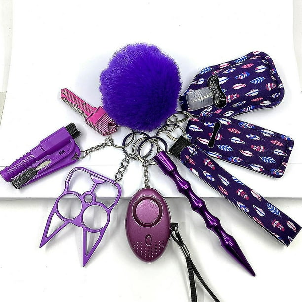 Clearance Sale 9pcs Chain For Self Defense Keychain Personal