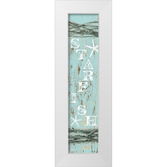 Murdock, Ramona 10x32 White Modern Wood Framed Museum Art Print Titled - Starfish