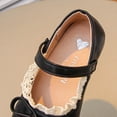 thumbnail image 5 of Viluyesy Girls' Dress Flats - Big Kids Spring Summer Leather Bow Shoes School Party Wedding Black Size 11, 5 of 10