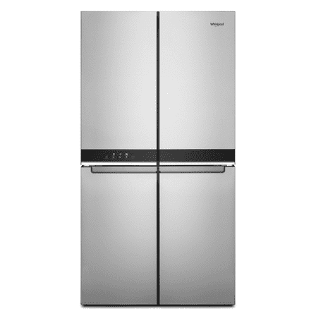 Whirlpool Counter Depth 4 Door Refrigerator, Metallic Steel, 36", 19.4 cu ft
