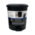 thumbnail image 7 of Mainstays Black Plastic Bathroom Trash Can, 7 of 7