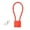 Red, variant on MELIVO Bike Lock,7.87" Bike Lock with Key,Opening Steel Cable Bicycle Lock Scooter Locks Anti Theft,Black