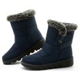 thumbnail image 6 of Women Boots Autumn Winter Boots Fashion Women Winter Water Proof Flat Hook Loop Keep Warm Snow Boots Comfortable Mid Boots Shoes, 6 of 8