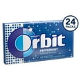 thumbnail image 2 of Orbit Peppermint Sugarfree Gum, 14 count (Pack of 24), 2 of 8