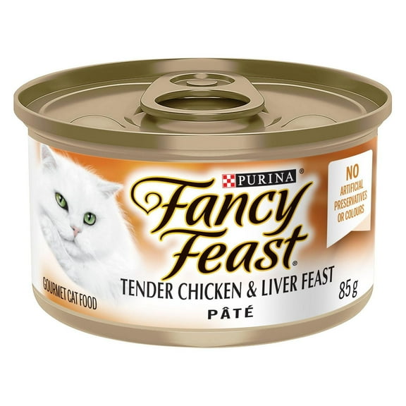 Fancy Feast Pâté Festin de Foie et de Poulet Tendres Nourriture pour Chats