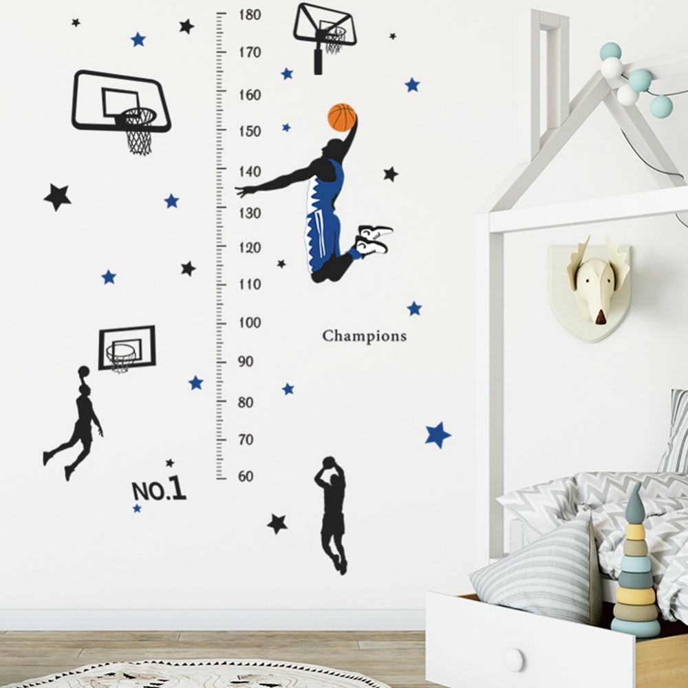 Kids Height Chart Wall Decals, Baby Growth Height Wall Ruler, Lovely