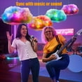 Soapow LED 3D Cloud Light for Bedroom, Floating Cloud Light for Room