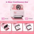 thumbnail image 3 of Contixo Instant Print Kids Camera, 26MP, 1080p, Games, MP3, 32GB Card, 3 Paper Rolls, Ages 3-12 - Pink, 3 of 9