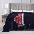 thumbnail image 4 of Lamar University Fleece Blanket, Very Soft Microfiber Flannel Blanket for Couch Warm and Cozy for All Seasons, 4 of 6