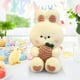 thumbnail image 1 of Puntoco Bufanda de Pascua de peluche, lindo conejito para niños, regalos navideños, 25 cm, 1 of 5