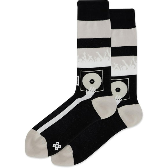 Hot Sox Men's Fun Pop Culture & Celebration Crew Socks-1 Pair Pack-Cool & Funny Gifts