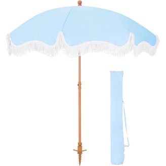 black wood patio umbrella 3‑Tier Auto-tilt Durable E-Bike Battery Holder COLOR:HGFO resistant fabric SunVilla 10' Cantilever Umbrella