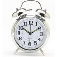 thumbnail image 6 of MINKUROW Vintage Look Twin Bell Table Alarm Wind-Up Clock with Night Led Light (Design 1), 6 of 8