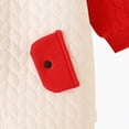 thumbnail image 6 of CAUYDY 0 3 6 9 Months 1T 2T Baby Boys Pajamas Newborn Clothes Preemie Long Sleeved Romper Fall Winter Infant Boy Soft Bodysuit Toddler Sleepers Red for Sizes 9-12 Months, 6 of 6