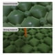 thumbnail image 5 of Almohadas de camping únicas, almohadillas de dormir no unibles, mat de camping con almohada para acampar y hacer senderismo, color verde, 5 of 7