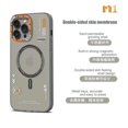 thumbnail image 1 of Matte Magnetic Macsafe Case for Magsafe IPhone 12 13 14 15 Pro Max 15Pro 14Pro IPones 15ProMax I15 Luxury Metal Lens Frame Cover, 1 of 7