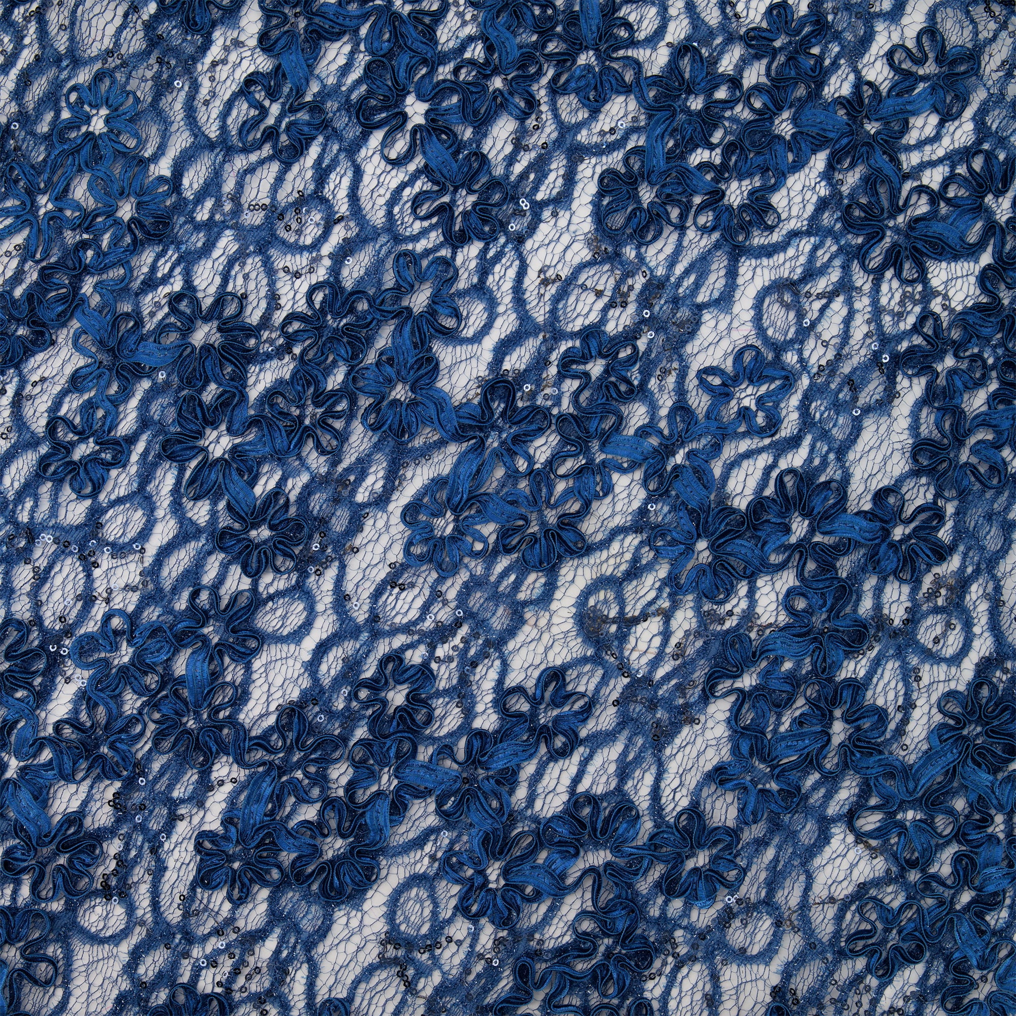Zelouf Caen Ribbon Soutache Eyelash Lace  , Sewing, DIY, Crafts Fabric by the Yard, Baroque Teal, 5 Yard