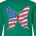 thumbnail image 4 of Inktastic Patriotic Butterfly Long Sleeve Youth T-Shirt, 4 of 5