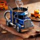 thumbnail image 5 of Handmade Semi-Truck Ceramic Coffee Mug, 11oz Semi-trailer Coffee Cup, Unique Gift for Coffee & Truck Lovers 2025, 5 of 5