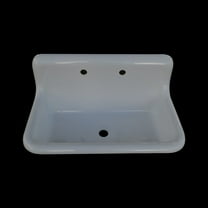 NBI Drainboard Sinks 30" x 18" Reinforced Cast Acryllic Single Bowl Drainboard Sink