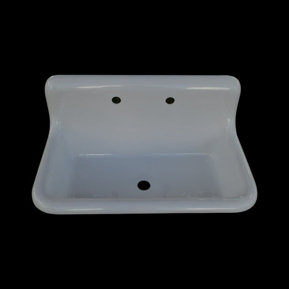 NBI Drainboard Sinks 30" x 18" Reinforced Cast Acryllic Single Bowl Drainboard Sink