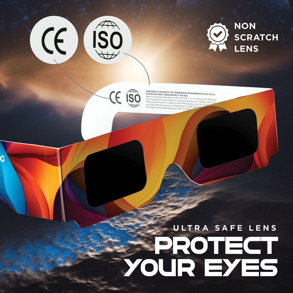 Medical King Solar Eclipse Glasses, 5 Piece