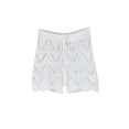 thumbnail image 2 of Women Crochet Cover Up Shorts Hollow Out High Waist Knit White S, 2 of 6