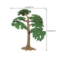 thumbnail image 2 of 2 Pcs Modèle d'Arbre Simulation Plastique Modèle d'Arbre Miniature Paysage Arbre Artificiel, 2 of 7