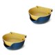 thumbnail image 3 of Colador de doble capa Cateissary colorido con soporte para teléfono azul oscuro 2Conjunto, 3 of 6