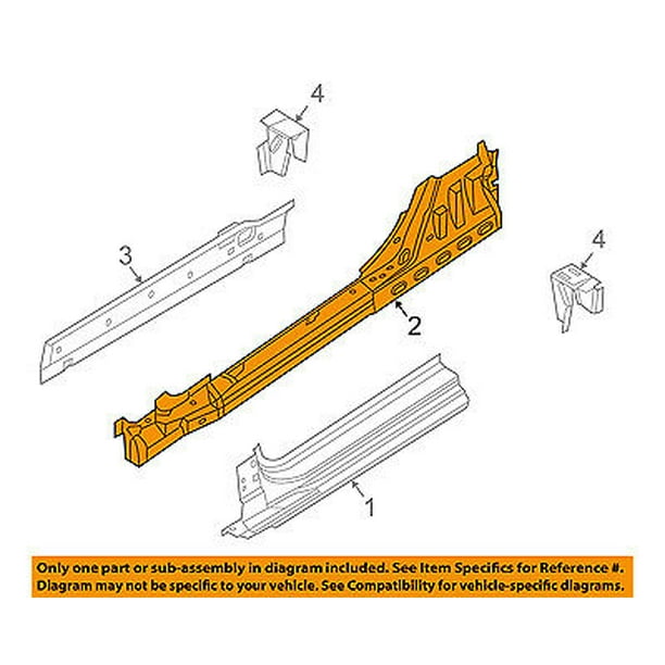 CHRYSLER OEM 0508 PT Cruiser Exterior InnerRocker Panel Left