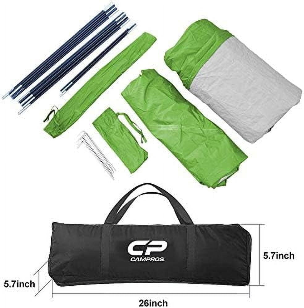 CAMPROS 3 Person Camping Tent Dome Tents Waterproof Windproof Backpacking Tent for Outdoor Hiking Beach
