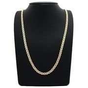 14K Solid Yellow Gold 2.5mm Marina Chain - Assorted Sizes